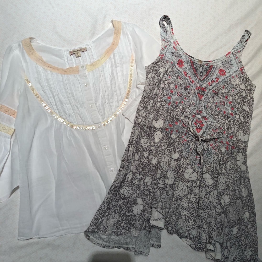2 Free People Shirt Bundle
